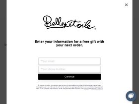 belleetoilejewelry.com homepage screenshot