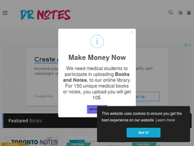 'dr-notes.com' screenshot