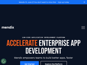 'mendix.com' screenshot