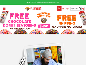 'flavorgod.com' screenshot