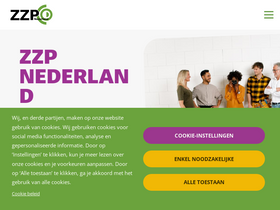 'zzp-nederland.nl' screenshot