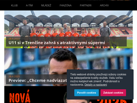 'mfkruzomberok.sk' screenshot