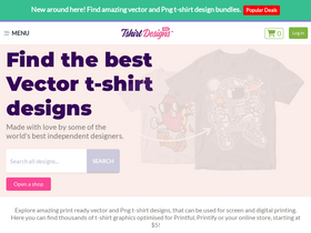 'buytshirtdesigns.net' screenshot