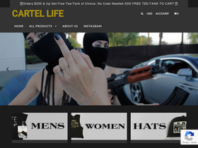 Cartellife homepage screenshot