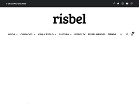 'risbelmagazine.es' screenshot