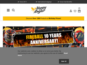 'happyangler.com' screenshot