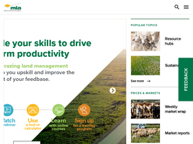 'mla.com.au' screenshot