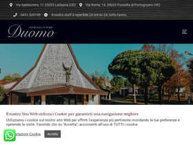 'onoranzeduomo.it' screenshot
