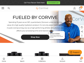Corvive homepage screenshot