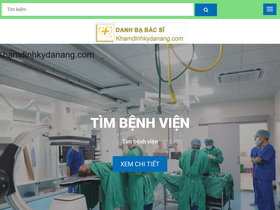'khamdinhkydanang.com' screenshot