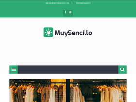 'muysencillo.com' screenshot