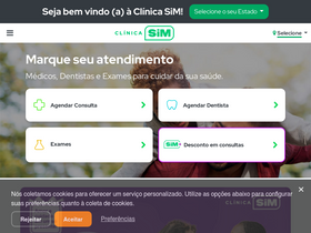 'clinicasim.com' screenshot