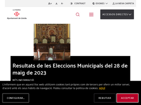 'paeria.cat' screenshot