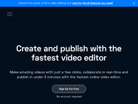 'flixier.com' screenshot