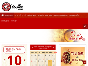 'xemboi.com.vn' screenshot
