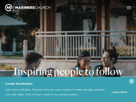 'marinerschurch.org' screenshot