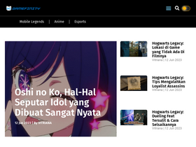 'gamefinity.id' screenshot