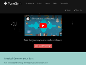 'tonegym.co' screenshot
