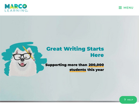 'marcolearning.com' screenshot