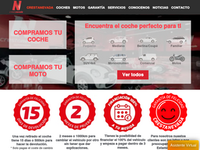 'crestanevada.es' screenshot