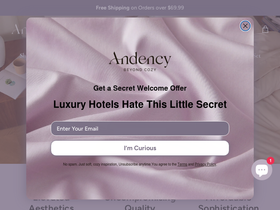 andencyhome.com homepage screenshot