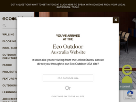 'ecooutdoor.com.au' screenshot