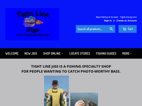tightlinejigs.com homepage screenshot