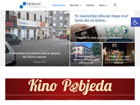 'metkovic.hr' screenshot