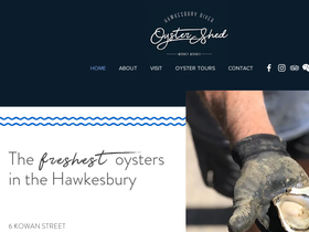 hawkesburyriveroystershed.com homepage screenshot