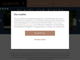 'allbarone.co.uk' screenshot