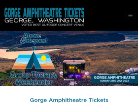 'georgeamphitheatre.com' screenshot