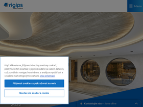 'rigips.cz' screenshot