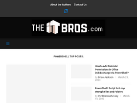 'theitbros.com' screenshot