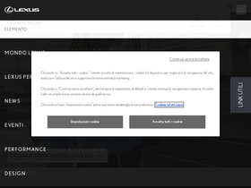 'lexus.it' screenshot