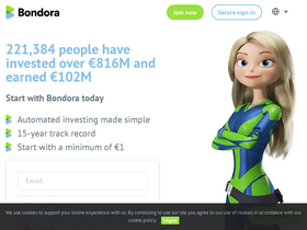 'bondora.com' screenshot