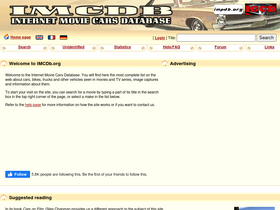 'imcdb.org' screenshot