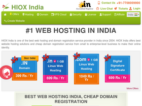 'hioxindia.com' screenshot