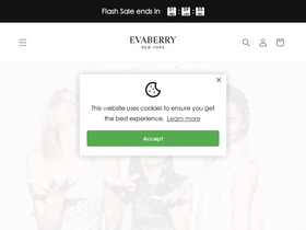 Evaberrynewyork homepage screenshot
