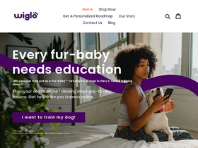 Wiglo homepage screenshot