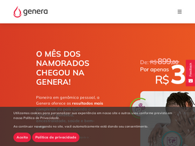 'genera.com.br' screenshot