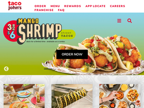 'tacojohns.com' screenshot