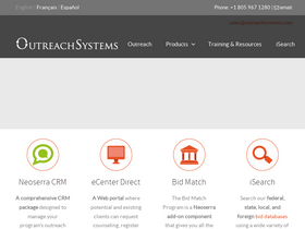 'outreachsystems.com' screenshot