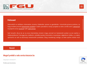 'katastar.ba' screenshot