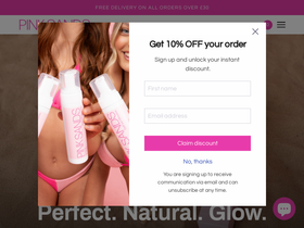 pinksands.com homepage screenshot
