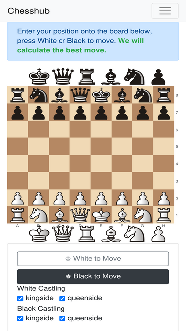 ChessBot - Next best move calculator online