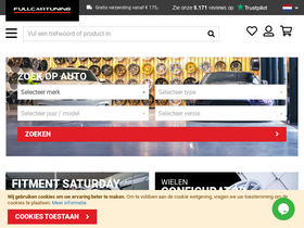 'fullcartuning.nl' screenshot