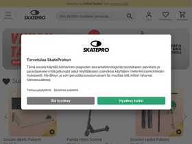 'skatepro.fi' screenshot