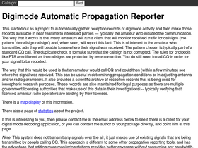 'pskreporter.info' screenshot