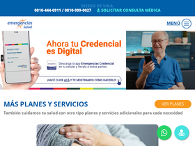 'emergencias.com.ar' screenshot