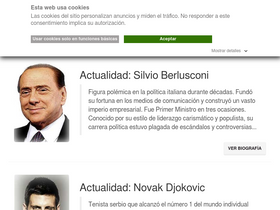 'buscabiografias.com' screenshot